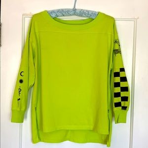 COPY - Free People Neon Green 90’s Style Shirt